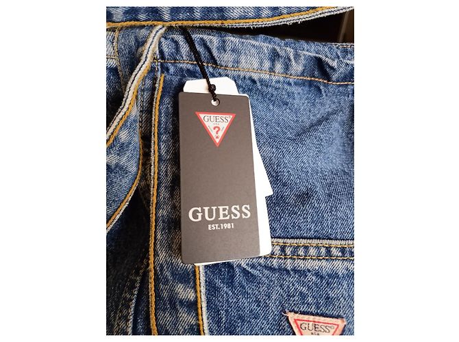 Borsa tote in denim Guess - vista 2
