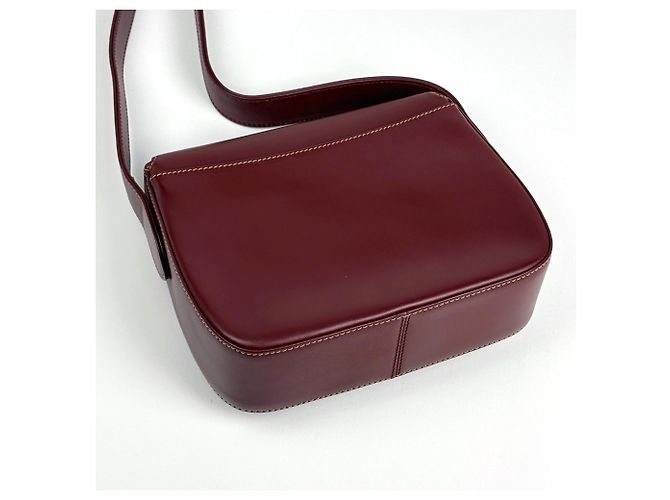 Borsa a tracolla in pelle Cartier Must Line - vista 2