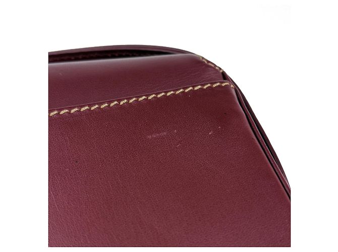 Borsa a tracolla in pelle Cartier Must Line - vista 5