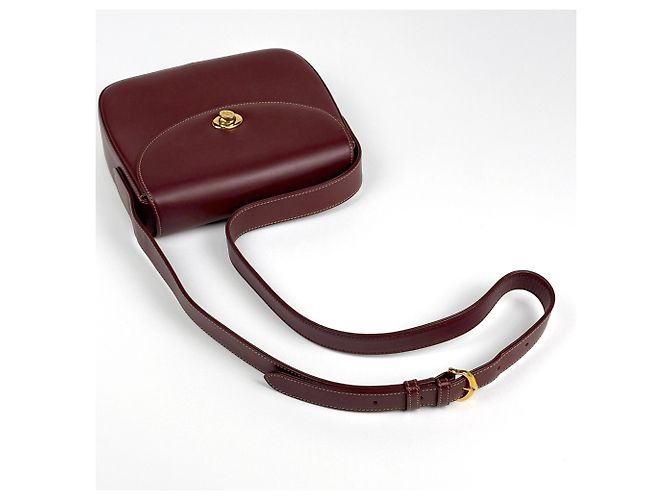 Borsa a tracolla in pelle Cartier Must Line - vista 6