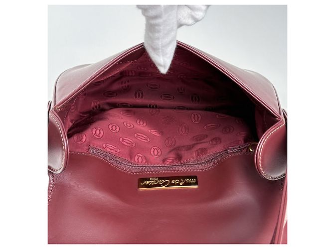 Borsa a tracolla in pelle Cartier Must Line - vista 9