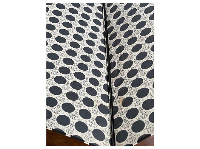 Ombrello vintage Vivienne Westwood a pois e orb - vista 16