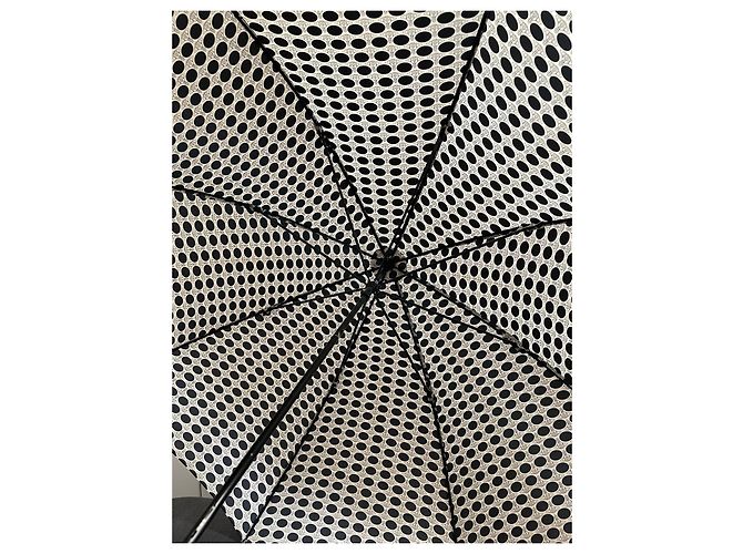 Ombrello vintage Vivienne Westwood a pois e orb - vista 8