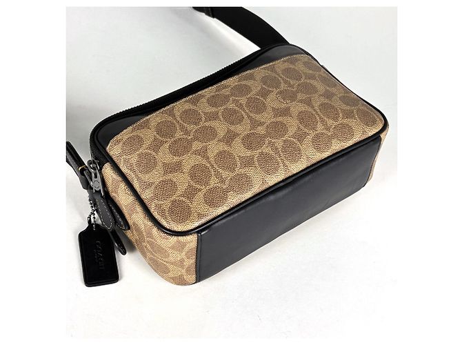 Borsa a tracolla Coach Graham Signature Coated Canvas - vista 2