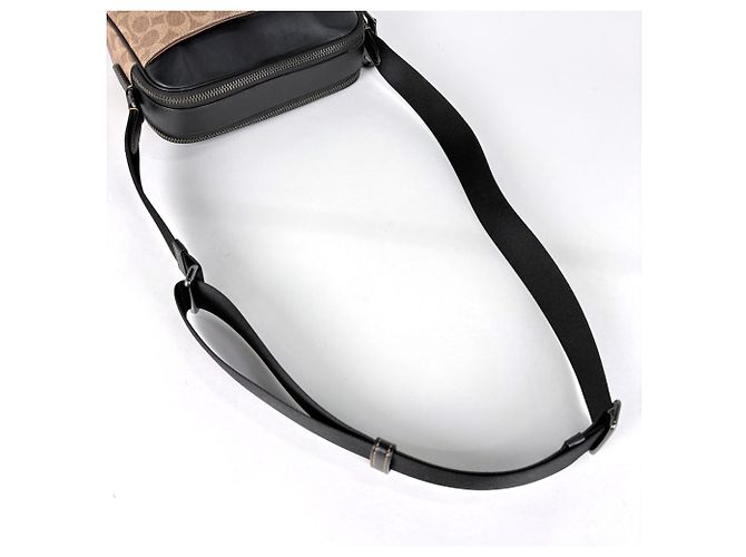 Borsa a tracolla Coach Graham Signature Coated Canvas - vista 6