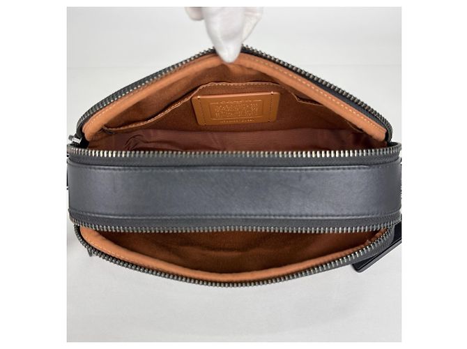 Borsa a tracolla Coach Graham Signature Coated Canvas - vista 7