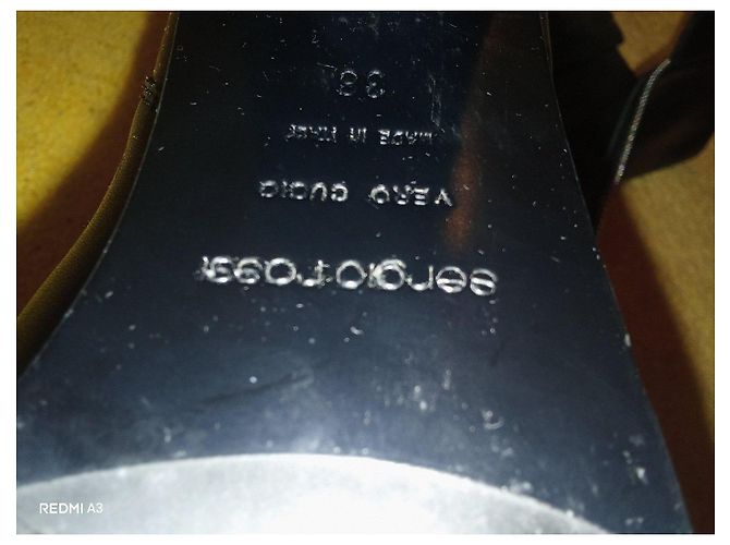 Botas altas de cuero negro Sergio Rossi - vista 5