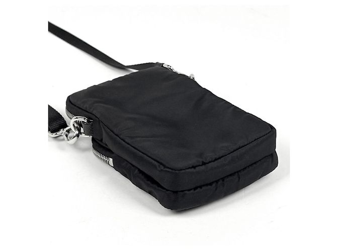 Prada Handy-Wallet-Hülle - Gebrauchtes schwarzes Nylon - Ansicht 2