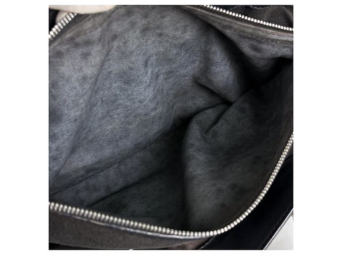 Céline Bolsa Celine Boogie Bag em couro preto - vista 9
