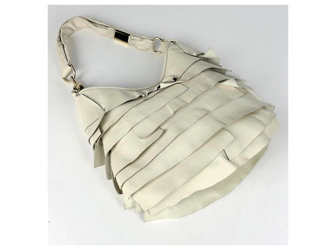 Borsa a tracolla Yves Saint Laurent in Ivory - vista 2
