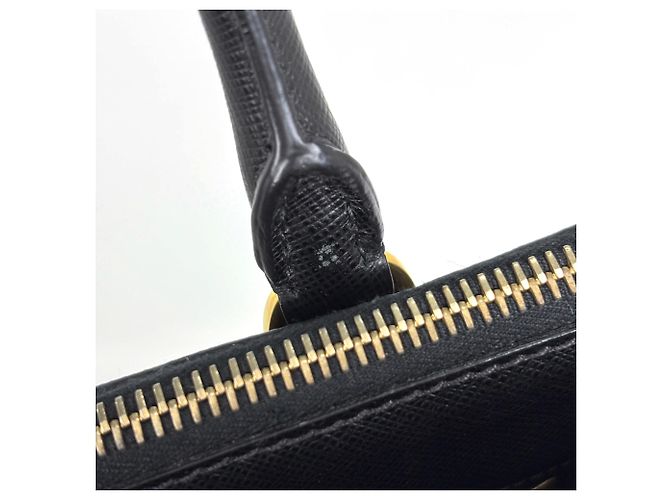 Borsa Prada Galleria 2-Way in pelle Saffiano nera - vista 5