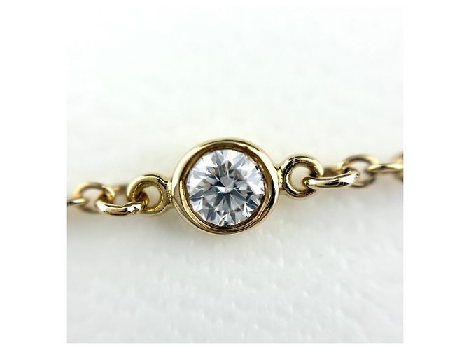 Autre Marque Bracciale con charm Tiffany & Co. in oro giallo - vista 2