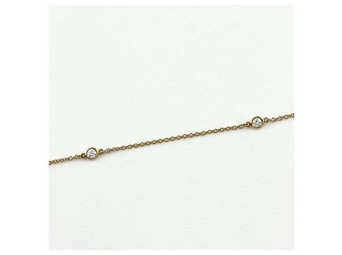 Autre Marque Bracciale con charm Tiffany & Co. in oro giallo - vista 3