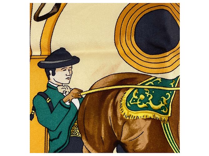 Hermès Pañuelo de seda Hermes Carre 90 - vista 5