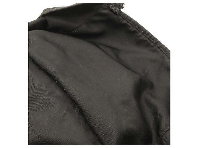 Zaino Prada Triangle in nylon nero - vista 10