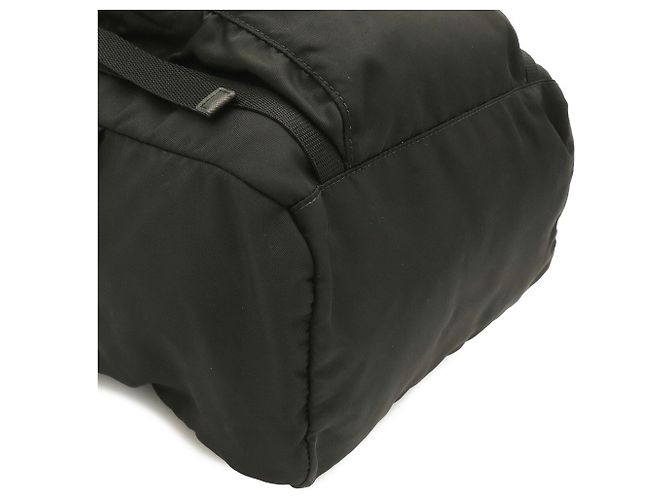 Zaino Prada Triangle in nylon nero - vista 4