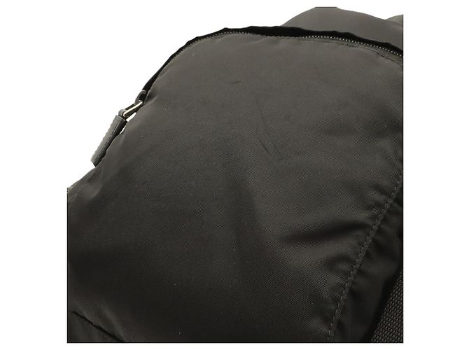 Zaino Prada Triangle in nylon nero - vista 5