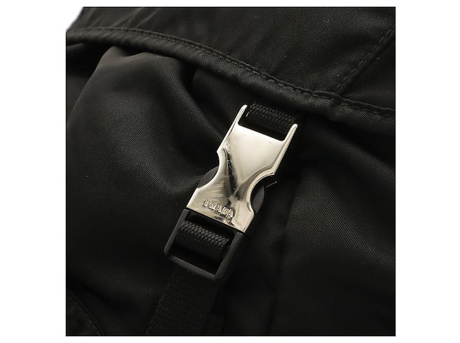 Zaino Prada Triangle in nylon nero - vista 6