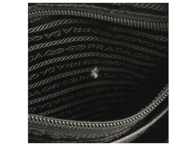 Zaino Prada Triangle in nylon nero - vista 9