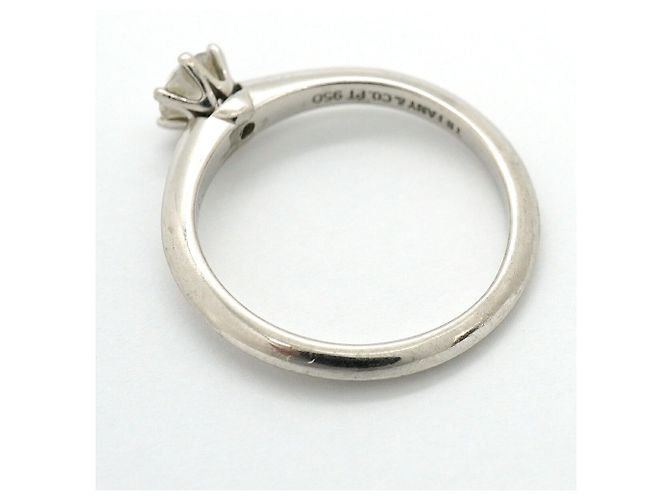 Autre Marque Tiffany & Co. Platin-Solitär-Bandring - Ansicht 7