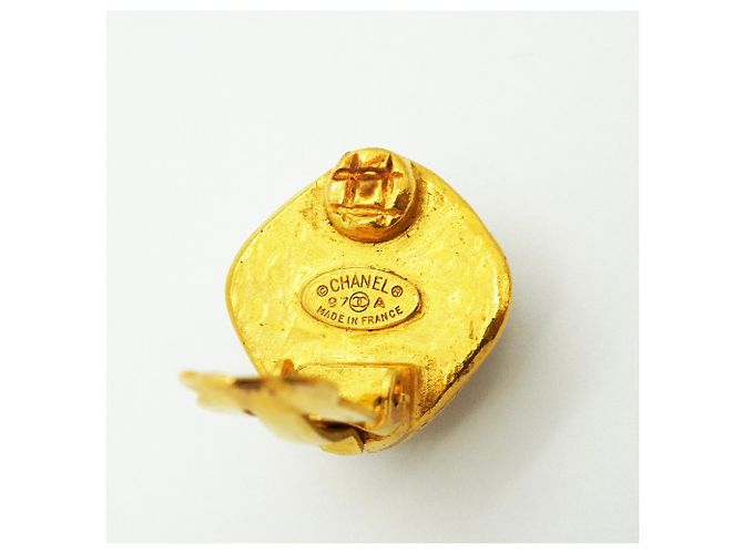 Orecchini a clip Chanel placcati in oro - vista 4