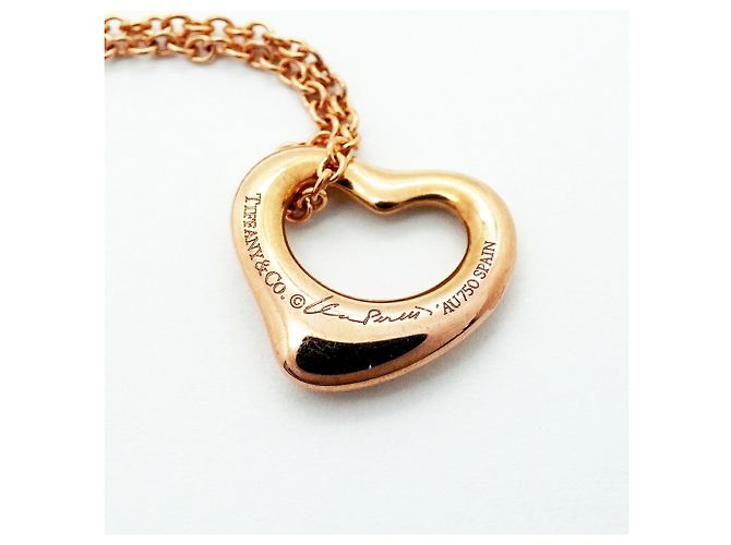 Autre Marque Collier Cœur Tiffany & Co. en or rose 18K - vue 6