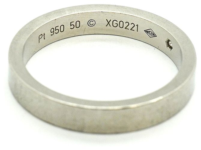 Cartier C de Ring aus Platin mit Diamant - Ansicht 4