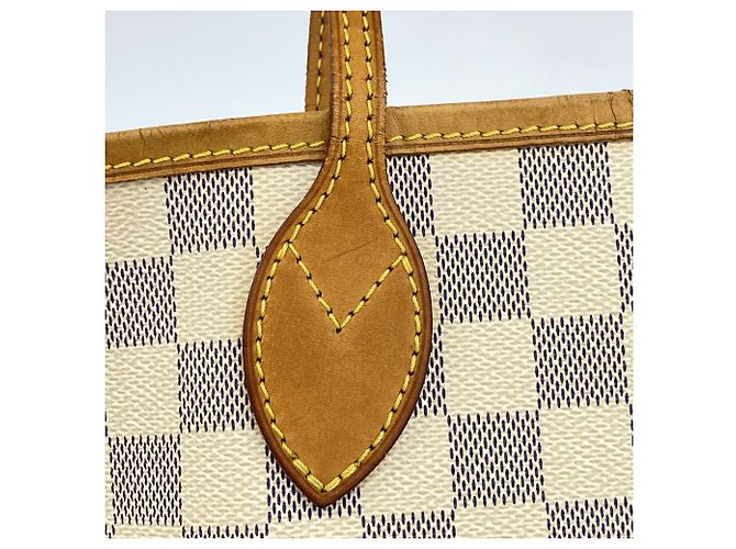 Borsa Tote Louis Vuitton Damier Azur Neverfull PM - vista 10