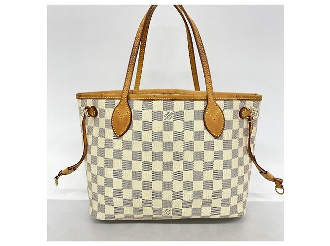 Borsa Tote Louis Vuitton Damier Azur Neverfull PM - vista 14