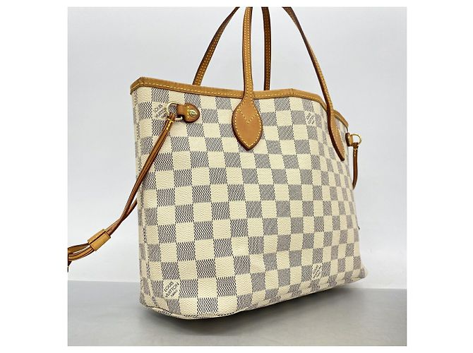Borsa Tote Louis Vuitton Damier Azur Neverfull PM - vista 2