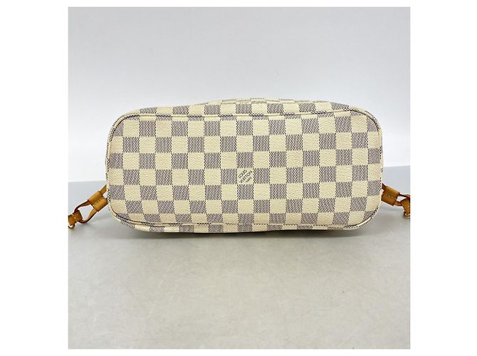 Borsa Tote Louis Vuitton Damier Azur Neverfull PM - vista 3