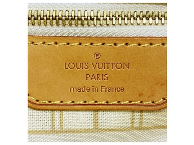 Borsa Tote Louis Vuitton Damier Azur Neverfull PM - vista 5