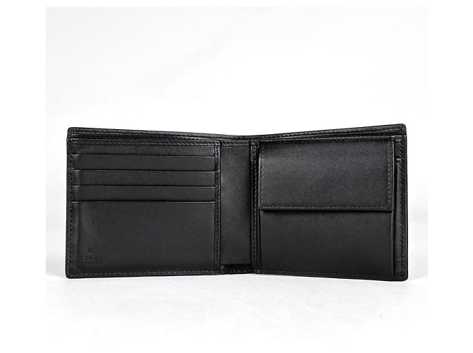 Billetera bi-fold de piel Gucci Guccissima - vista 5