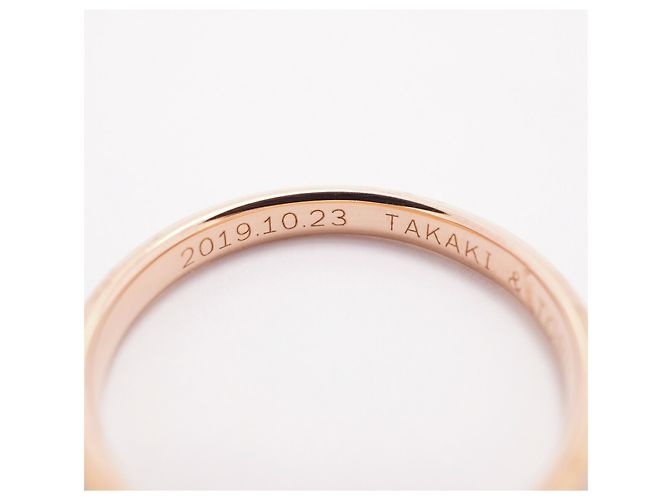 Autre Marque Anello fede Tiffany & Co. in oro rosa 18K - vista 5