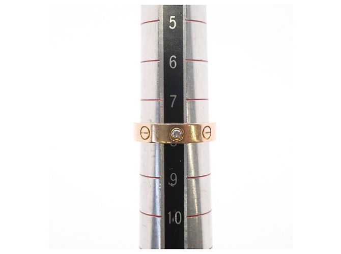 Anello Cartier Mini Love in oro rosa - vista 5