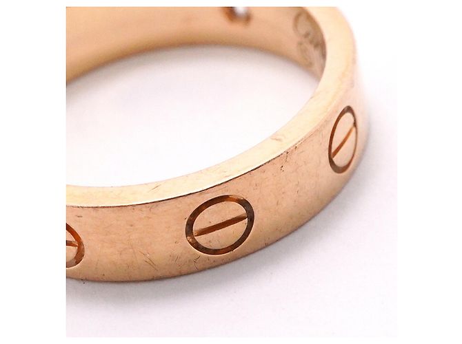 Anello Cartier Mini Love in oro rosa - vista 6