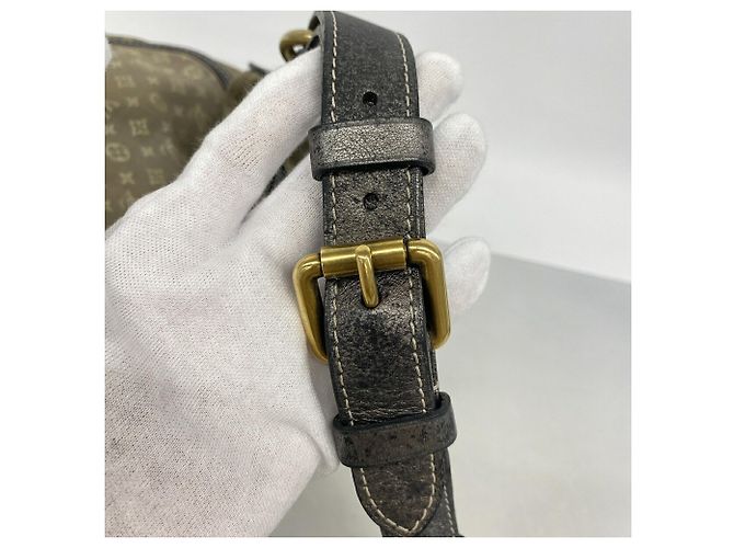 Borsa a spalla Louis Vuitton Monogram Mini Lin Manon MM - vista 9