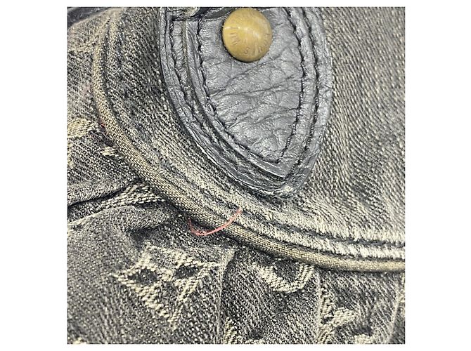 Borsa Louis Vuitton Monogram Denim Neo Cavie MM - vista 10