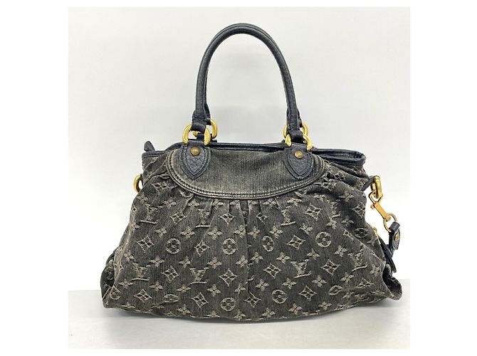 Borsa Louis Vuitton Monogram Denim Neo Cavie MM - vista 17
