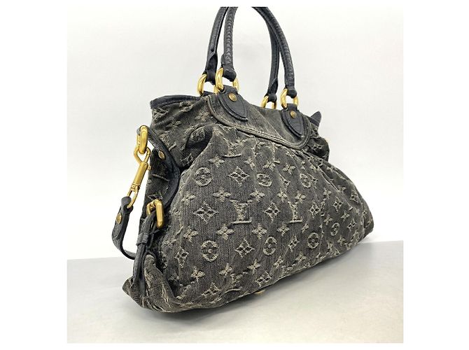 Borsa Louis Vuitton Monogram Denim Neo Cavie MM - vista 2