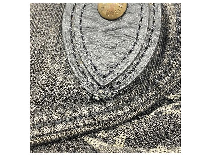 Borsa Louis Vuitton Monogram Denim Neo Cavie MM - vista 9