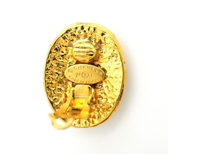 Pendientes de clip Chanel Coco Mark Oval - vista 4