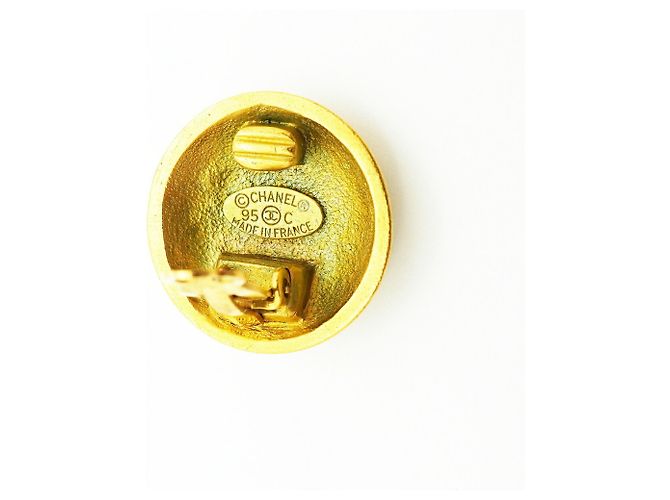 Orecchini a clip Chanel placcati in oro - vista 4