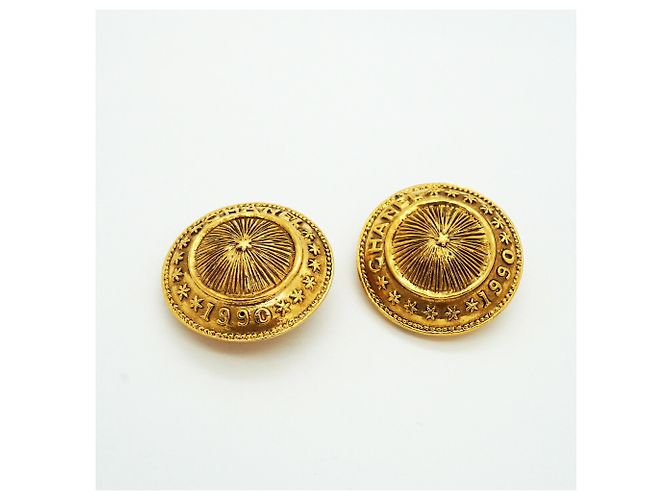 Orecchini a clip Chanel placcati in oro - vista 2