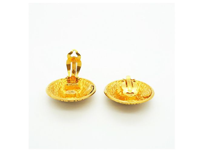 Orecchini a clip Chanel placcati in oro - vista 3