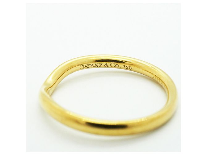 Autre Marque Anello Fascia Curva Tiffany & Co. in Oro Giallo 18K - vista 4