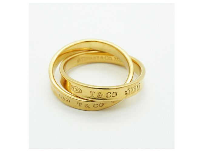 Autre Marque Anello Tiffany & Co. 1837 Interlocking Band Ring - vista 3