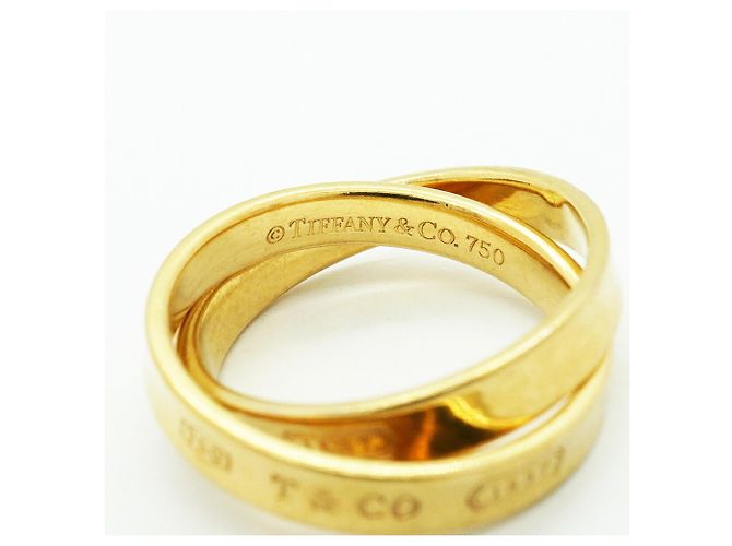 Autre Marque Anello Tiffany & Co. 1837 Interlocking Band Ring - vista 4