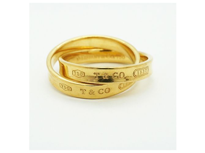 Autre Marque Anello Tiffany & Co. 1837 Interlocking Band Ring - vista 5