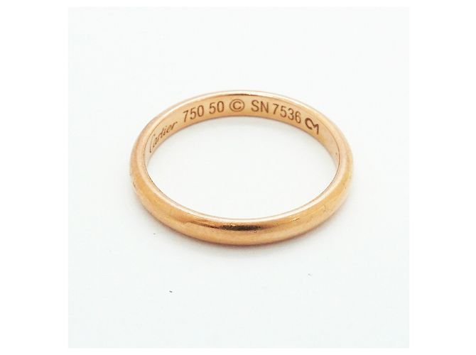 Cartier Ehering aus 18K Roségold - Ansicht 3